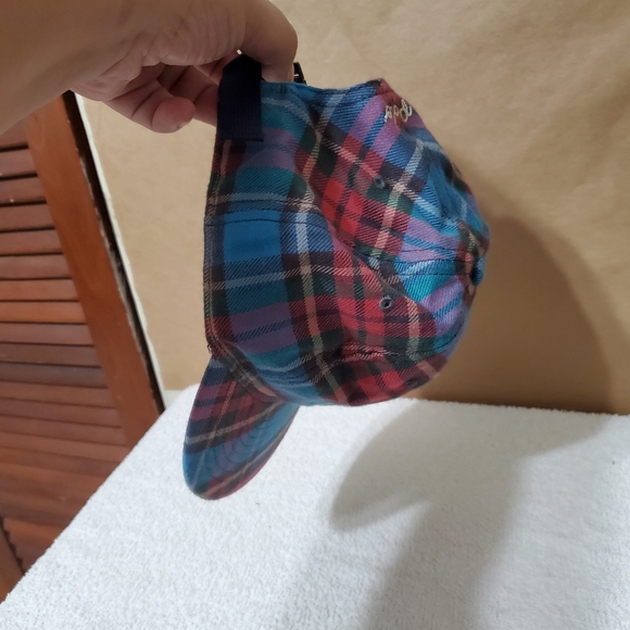 Sold. Polo Ralph Lauren Plaid Twill Madras Varsity "P" Patch Logo hat - Picture 14 of 16